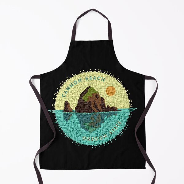 Item preview, Dark Canvas Haystack Rock Mosaic: Oregon's Dramatic Souvenir designed and sold by H Jonas.
