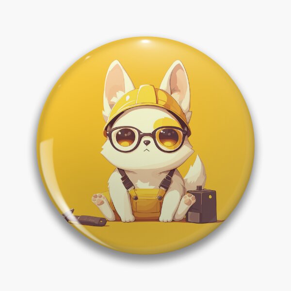 Item preview, Builders Unite! - Cute dog hard at work designed and sold by etherElric.