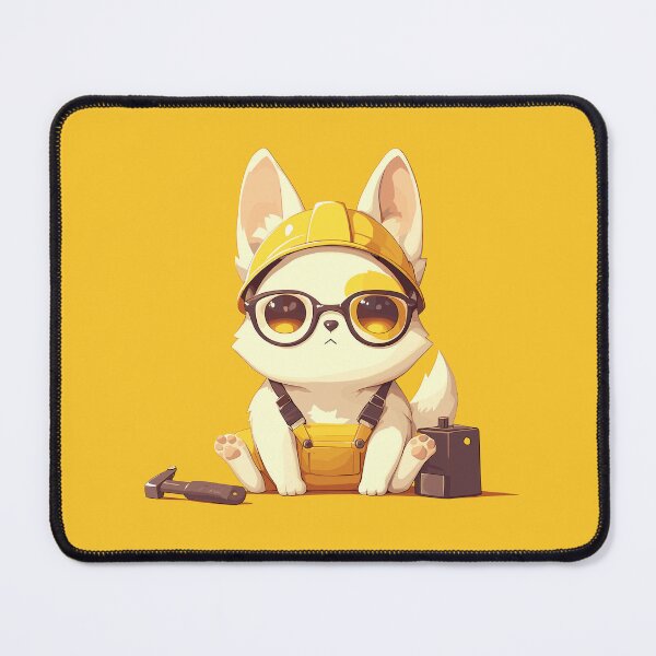 Item preview, Builders Unite! - Cute dog hard at work designed and sold by etherElric.