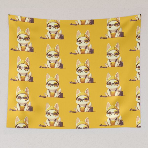 Item preview, Builders Unite! - Cute dog hard at work designed and sold by etherElric.