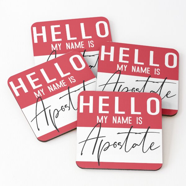 Item preview, Hello My Name is Apostate designed and sold by Nataliatcha.