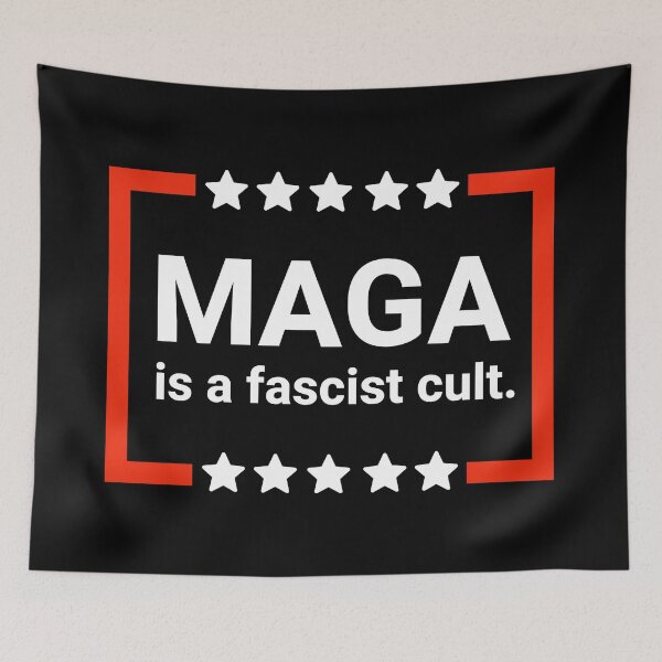 Item preview, MAGA is a fascist cult.  designed and sold by Rachel the Artist .