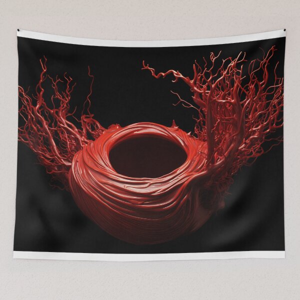 Item preview, Red Vascular Sculpture designed and sold by anytka.