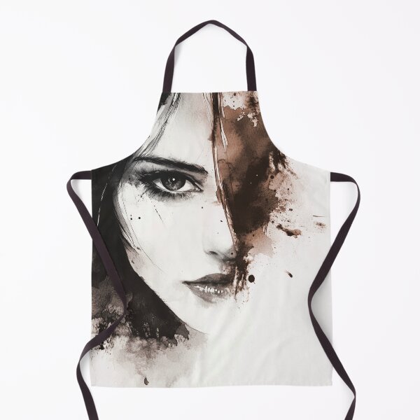 Item preview, I LOVE COFFEE woman's face designed and sold by KarolArtWork.