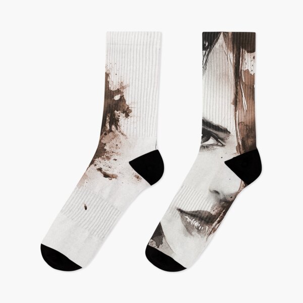 Item preview, I LOVE COFFEE woman's face designed and sold by KarolArtWork.