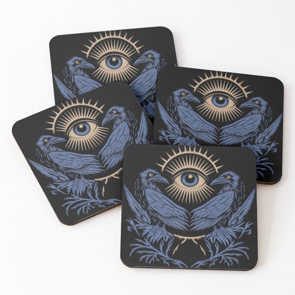Item preview, Mystic Sight & Shadowed Wings designed and sold by Kaurisdigital.