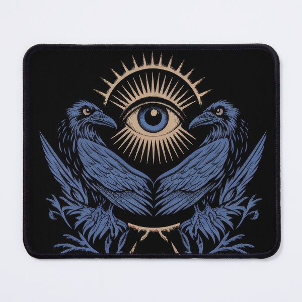 Item preview, Mystic Sight & Shadowed Wings designed and sold by Kaurisdigital.