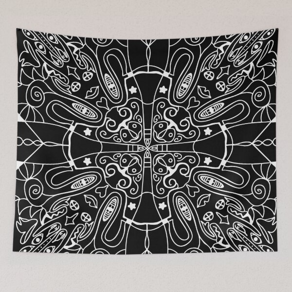 Item preview, Schizo Scribble #1: Untitled, Light on Dark designed and sold by SchizoScribbles.