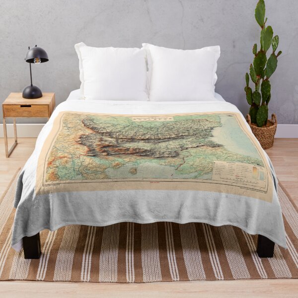 Item preview, 1919 Bulgaria Relief Map 3D digitally-rendered designed and sold by ThinkAboutMaps.