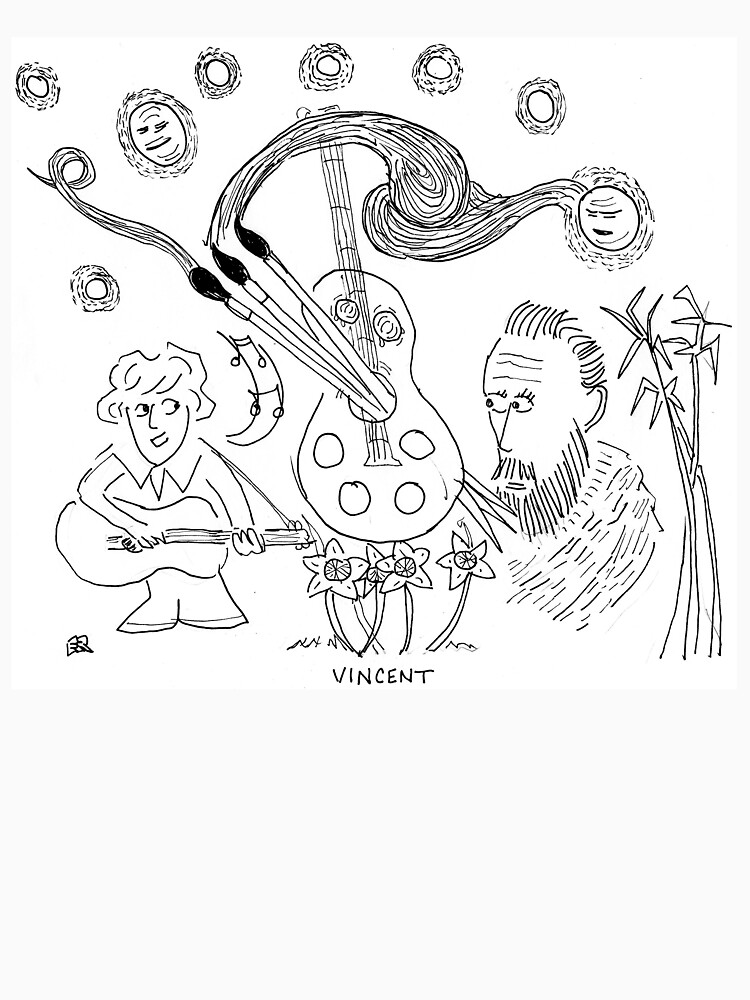 Thumbnail 7 of 7, Classic T-Shirt, Vincent designed and sold by bromfieldpen.