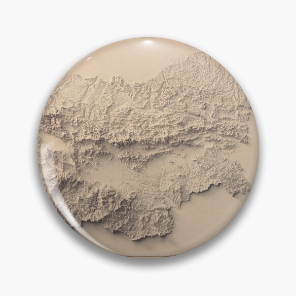 Item preview, Bulgaria Shaded Relief Map 3D digitally rendered designed and sold by ThinkAboutMaps.