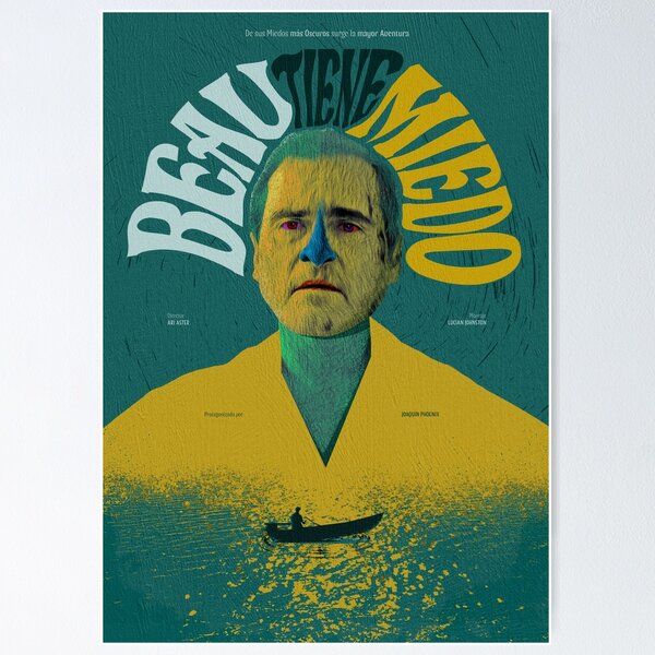 Item preview, Creative poster for the movie Beau is Afraid. designed and sold by weercrxtive.