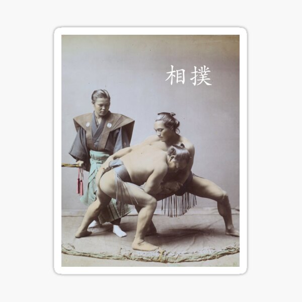 Item preview, Japanese Sumo Wrestlers designed and sold by 19th Century in Color.