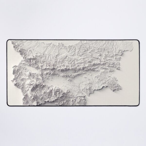Item preview, Bulgaria Shaded Relief Map 3D digitally rendered designed and sold by ThinkAboutMaps.