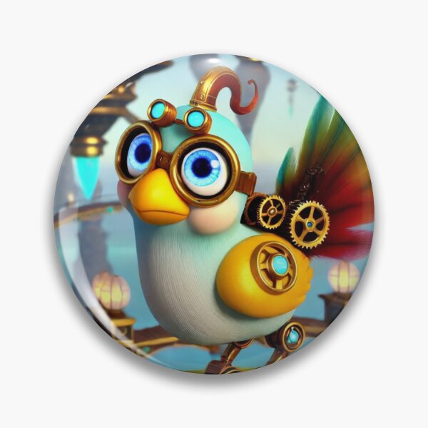 Item preview, Steampunk Qing Luan Fantasy Bird designed and sold by Sillytoe.