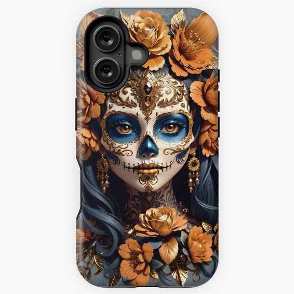 Vista previa del artículo con la obra «Elegante Catrina Calavera: arte mexicano icónico», diseñado y vendido por Ceemko's Vintage Corner.