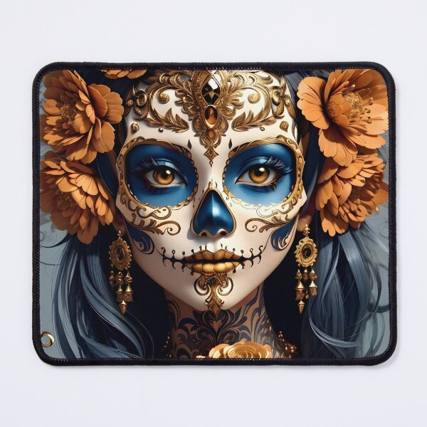 Item preview, Elegant Catrina Calavera: Iconic Mexican Art designed and sold by Ceemko's Vintage Corner.