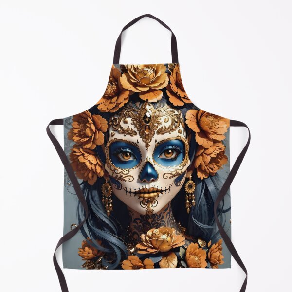 Item preview, Elegant Catrina Calavera: Iconic Mexican Art designed and sold by Ceemko's Vintage Corner.
