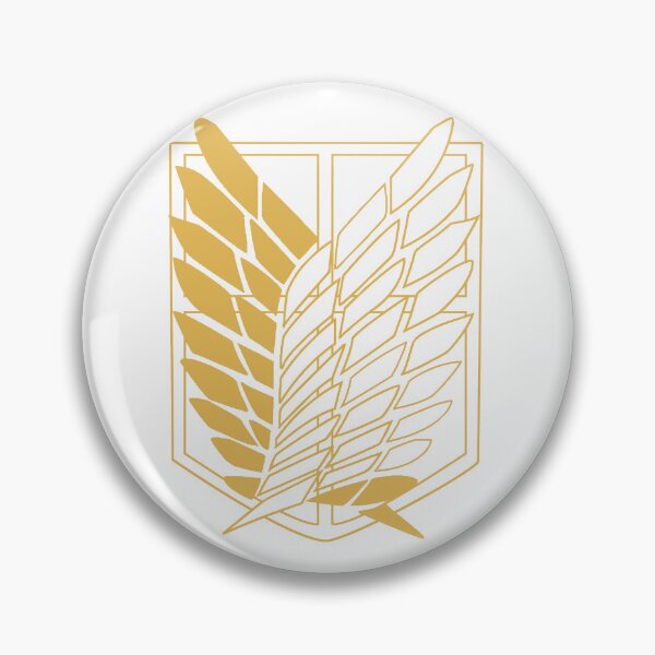 Item preview, Exploration Battalion SnK Golden Emblem designed and sold by atenyos.