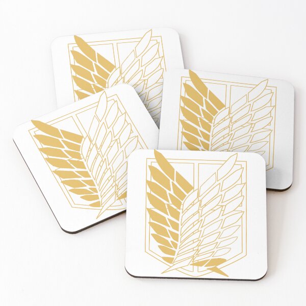 Item preview, Exploration Battalion SnK Golden Emblem designed and sold by atenyos.