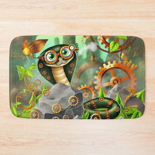 Item preview, Steampunk Rock Python Fantasy Art designed and sold by Sillytoe.