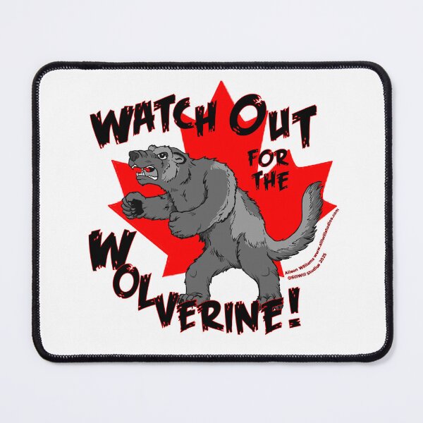Item preview, Watch out for the Wolverine! designed and sold by SillWillStudios.