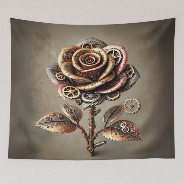 Item preview, Steampunk Rose Mechanical Floral designed and sold by Sillytoe.