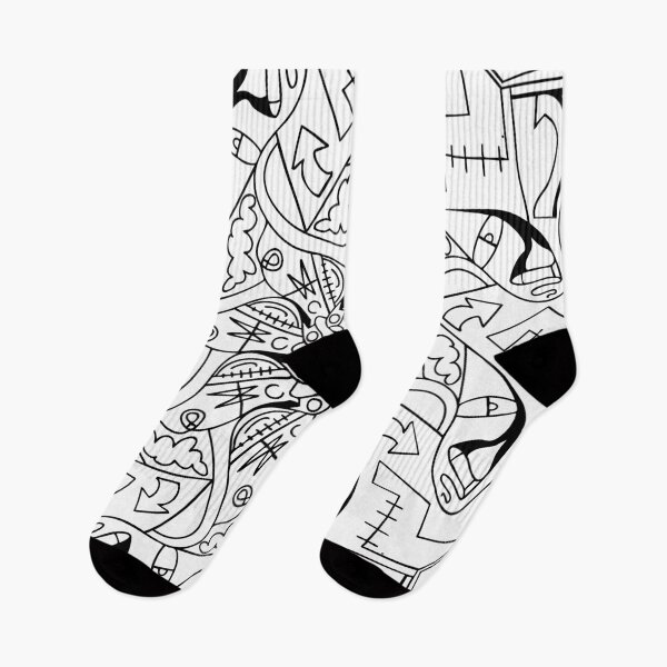 Item preview, Schizo Scribble #4: Untitled, Dark on Light designed and sold by SchizoScribbles.