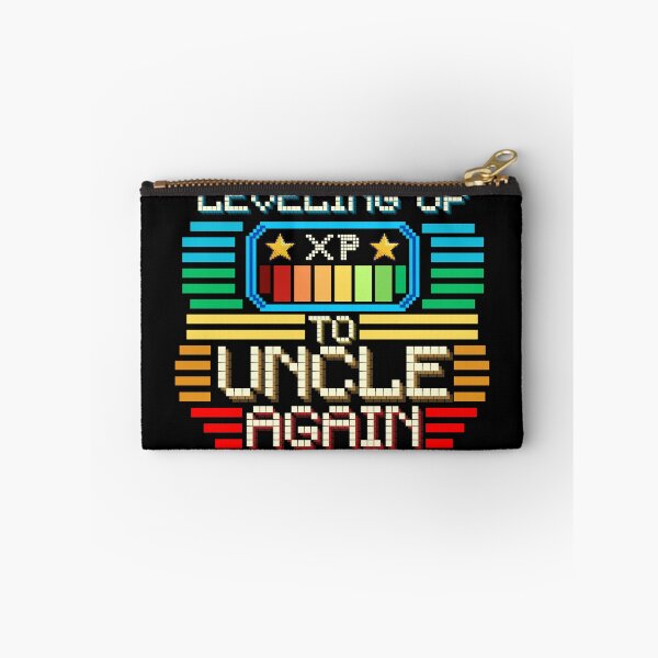 Item preview, Leveling Up to Uncle Again Pixel Retro Design designed and sold by Zeemazoo.