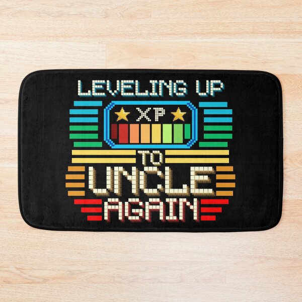 Item preview, Leveling Up to Uncle Again Pixel Retro Design designed and sold by Zeemazoo.