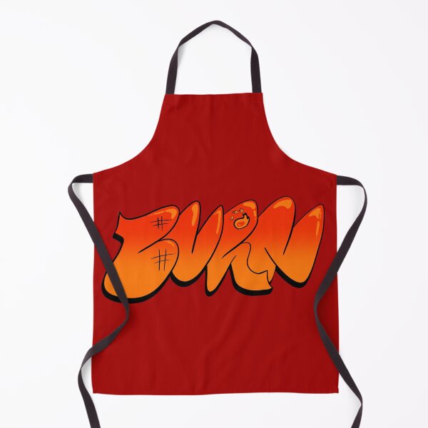 Item preview, BURN MtG Red Throwie Graffiti designed and sold by SawbonesArt.