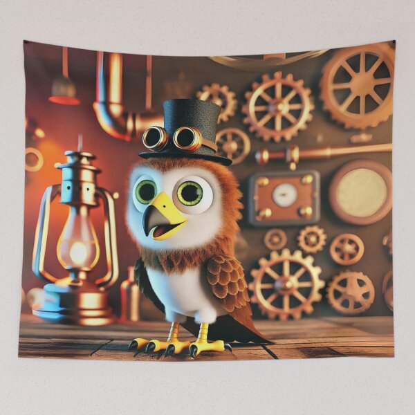 Item preview, Steampunk Rough-Legged Hawk in Workshop designed and sold by Sillytoe.