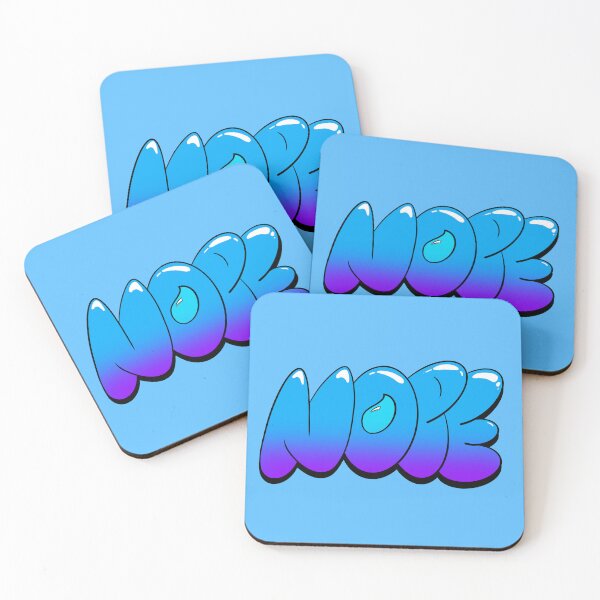 Item preview, NOPE MtG Blue Throwie Graffiti designed and sold by SawbonesArt.