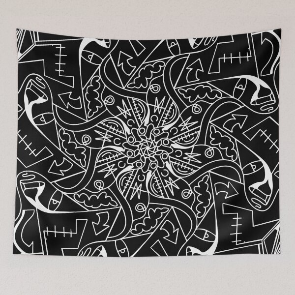 Item preview, Schizo Scribble #4: Untitled, Light on Dark designed and sold by SchizoScribbles.
