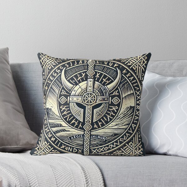 Item preview, Mystical Nordic Aegishjalmur Symbol – Viking Heritage Design designed and sold by Chroma Myst.