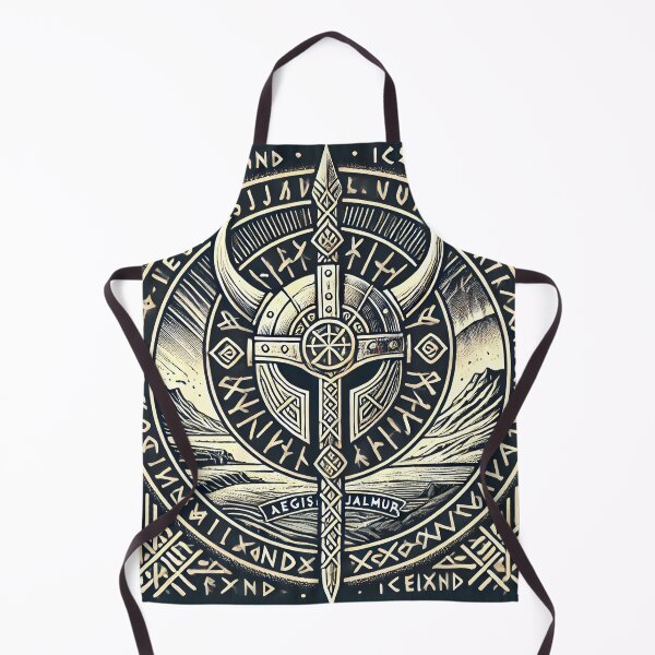 Item preview, Mystical Nordic Aegishjalmur Symbol – Viking Heritage Design designed and sold by Chroma Myst.