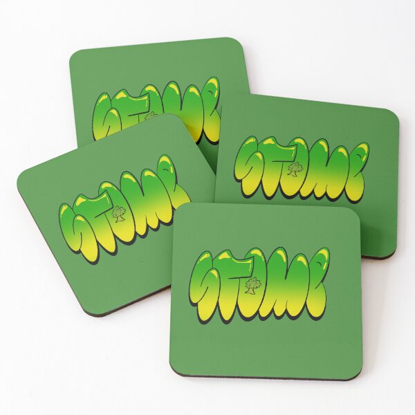 Item preview, STOMP MtG Green Throwie Graffiti designed and sold by SawbonesArt.
