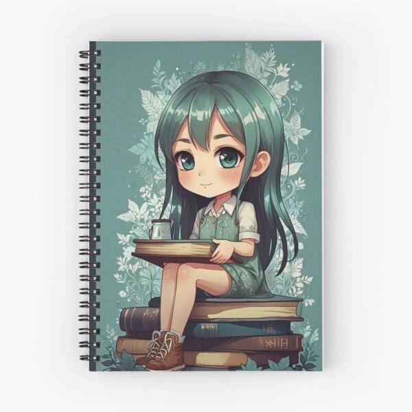 Item preview, Chibi Reader designed and sold by MusesWhispers.