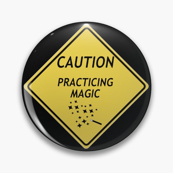 Item preview, Precaución, practicando magia designed and sold by WordyDreams.
