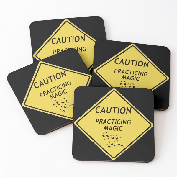 Item preview, Caution, Practicing Magic designed and sold by WordyDreams.