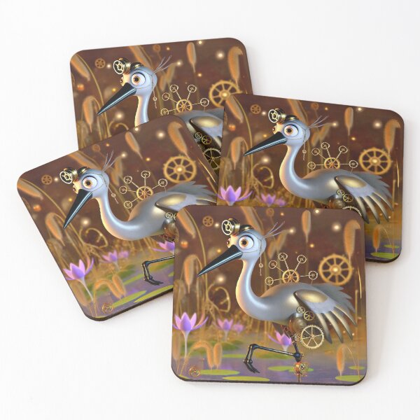 Item preview, Steampunk Sandhill Crane Fantasy designed and sold by Sillytoe.