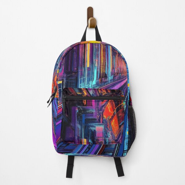Item preview, Cyberpunk Neon Subway – Futuristic Tunnel Vision designed and sold by SteadyRolling.