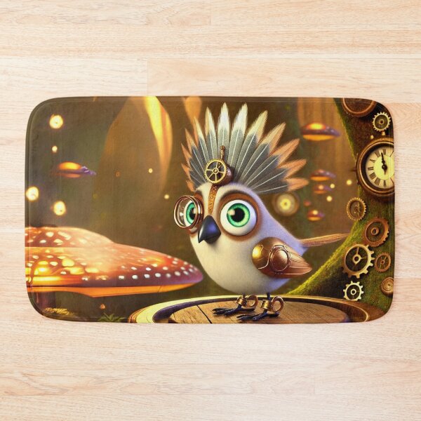 Item preview, Steampunk Scale-Crested Pygmy Tyrant Fantasy designed and sold by Sillytoe.