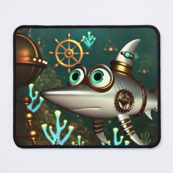 Item preview, Steampunk Shark Submarine Adventure designed and sold by Sillytoe.