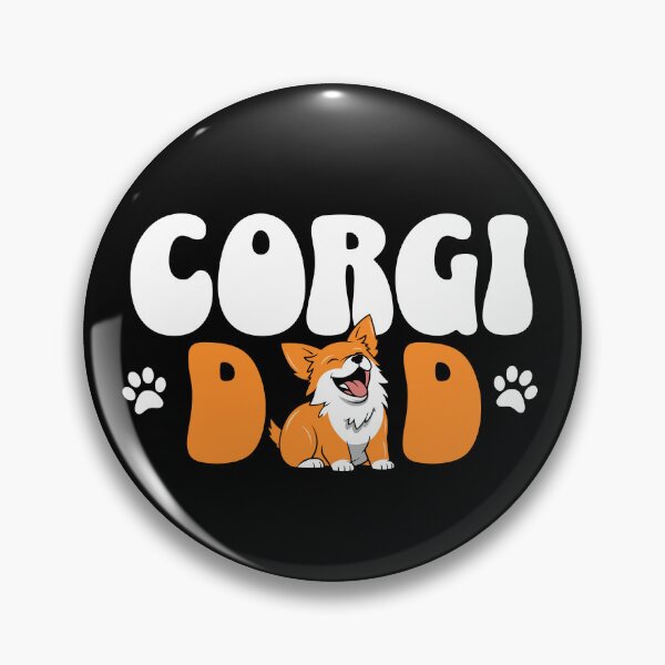 Artikelvorschau, Glücklicher Corgi-Papa-Welpen-Geschenk entworfen und verkauft von Guarddogdrive.