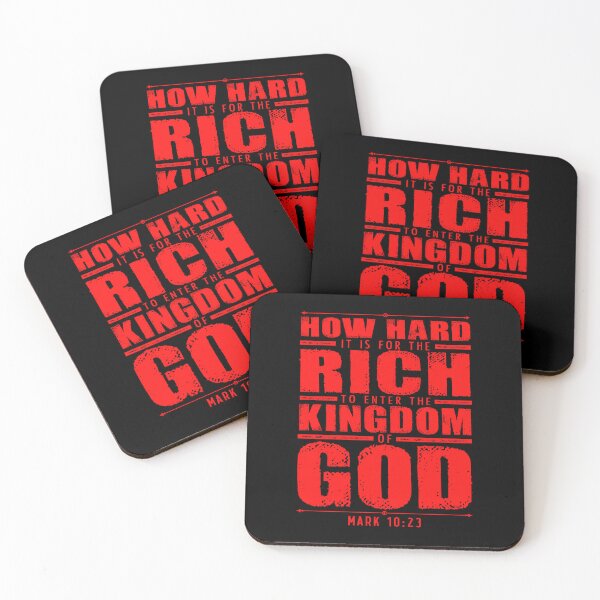 Item preview, Mark 10:23 How Hard It Is For The Rich To Enter The Kingdom Of God designed and sold by plushism.