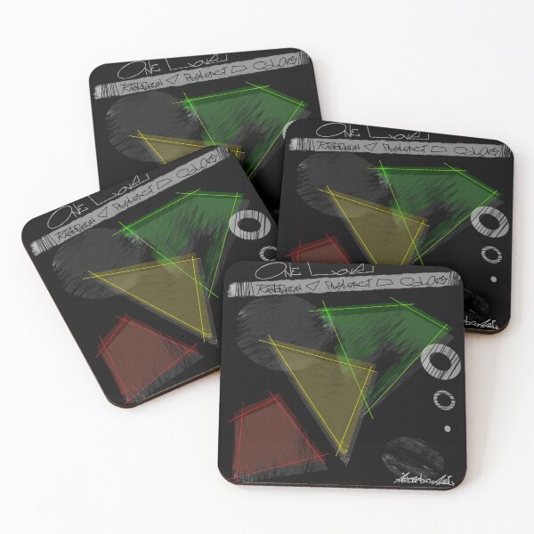 Item preview,  One Love - A Rasta Abstract Expression designed and sold by Worlds in Color by Artistic Axel.