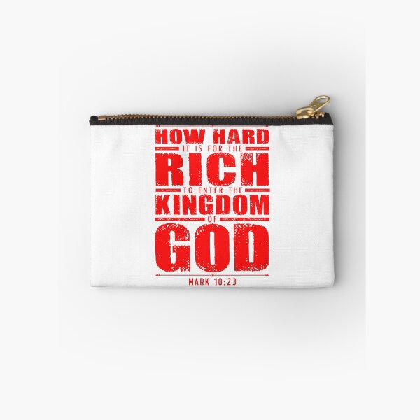 Item preview, Mark 10:23 How Hard It Is For The Rich To Enter The Kingdom Of God designed and sold by plushism.