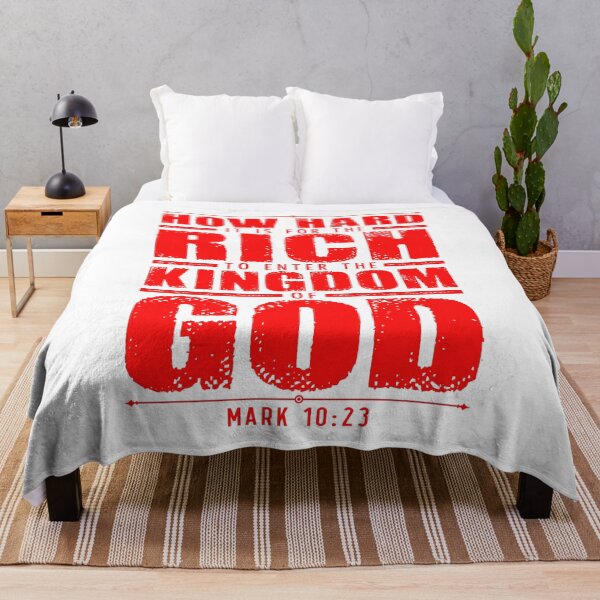 Item preview, Mark 10:23 How Hard It Is For The Rich To Enter The Kingdom Of God designed and sold by plushism.