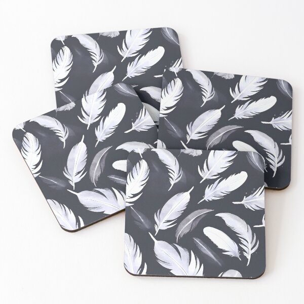 Item preview, White feathers designed and sold by Gioia-JJ.